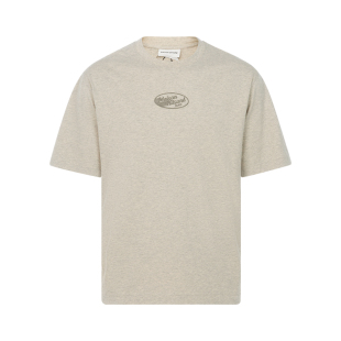 字母刺绣图案男士 MAISON KITSUNE 春季 T恤银泰百货 圆领休闲短袖