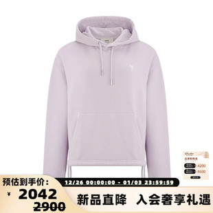小徽标抽绳连帽卫衣银泰百货 Ami 女士经典 25新款 300217 Paris
