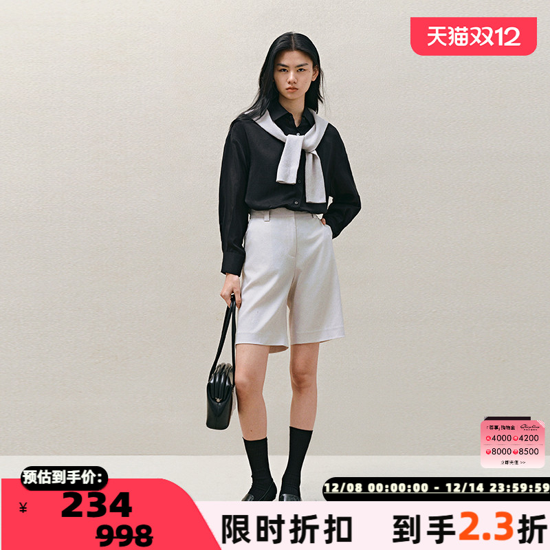 INSPIRE&STORIES西装直筒裤短裤