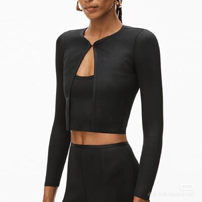 Alexander Wang 女士经典短款开衫外套银泰百货精品 301596
