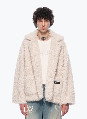 ANN ANDELMAN  秋冬新款男女同款立领毛毛外套银泰百货 301286