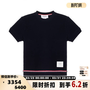 圆领T恤银泰百货精品 THOM 女士短袖 2025春夏新款 301574 BROWNE