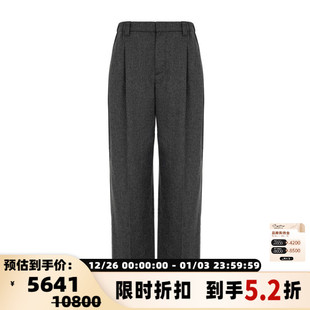 Brunello 银泰 Cucinelli 女士羊绒混纺休闲西裤 301574 春秋款