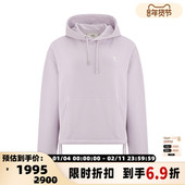 Paris 25新款 女士经典 Ami 小徽标抽绳连帽卫衣银泰百货 300217