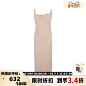 Cello 吊带连衣裙银泰百货 无袖 Sonata春季 女士沙滩度假中长款