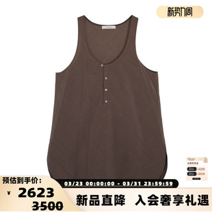 301574 女士纯色棉质宽松吊带背心银泰百货 LEMAIRE 春夏款