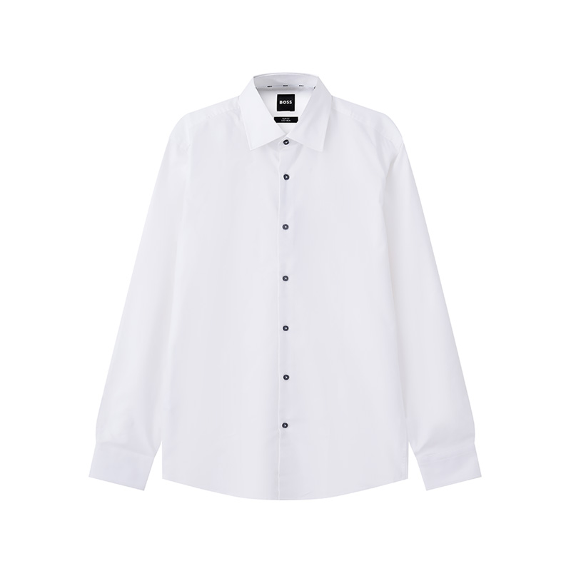 HugoBoss男士修身商务长袖衬衫