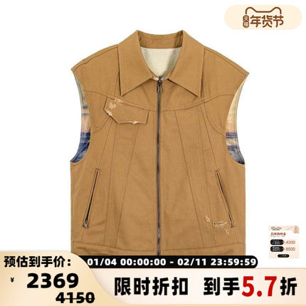 ADER ERROR 秋冬新款女士中士马甲银泰百货精品 301574