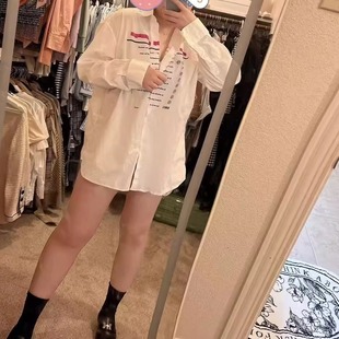 衬衫 春夏款 女士印花长袖 301596 银泰百货 Margiela Maison MM6