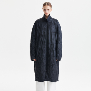 VETEMENTS秋冬男女同款 301446 潮流百搭过膝棉大衣银泰百货
