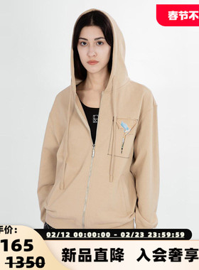 KAR PEISKOS 女士棉质破口袋长袖连帽卫衣银泰百货精品 301600