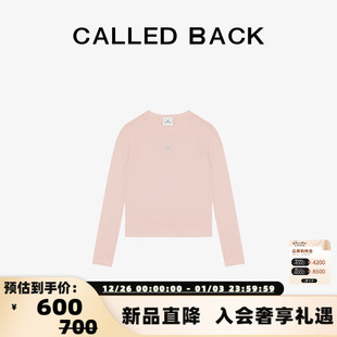 BACK 百搭 春夏极简风LOGO长袖 款 301363 背心两件套经典 CALLED