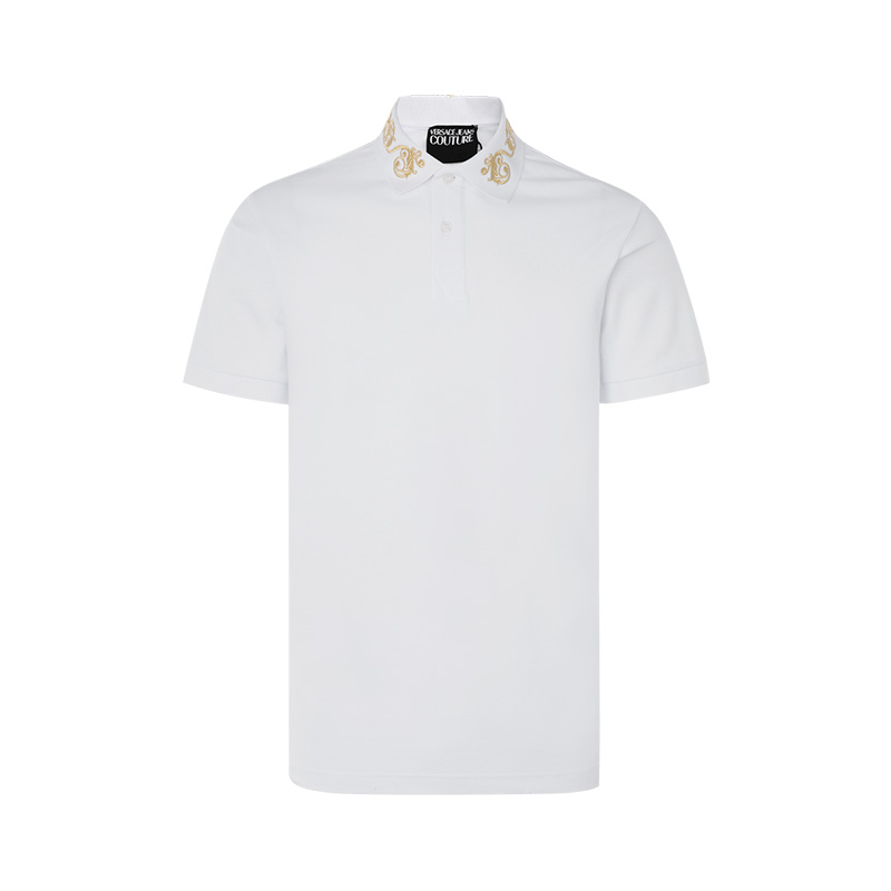 VERSACE JEANS COUTURE 男士 舒适 纯棉POLO衫