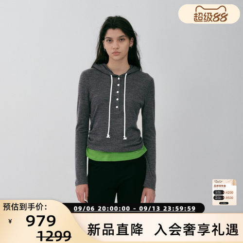 女士连帽T恤衫NODIRECTION