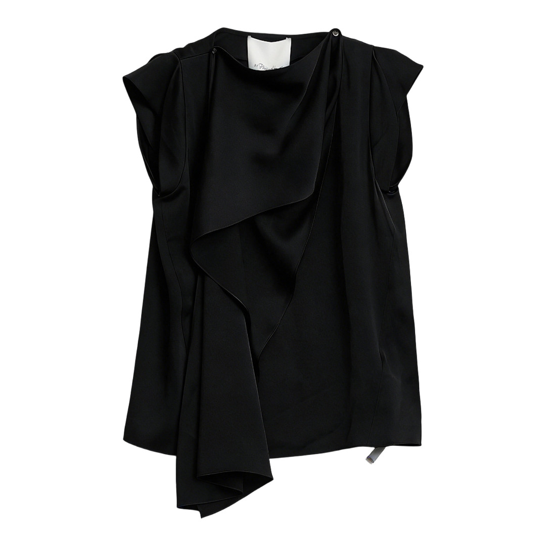 3.1 Phillip Lim 女士拼接饰带无袖衬衣设计感上衣银泰 301596