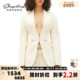 JACQUEMUS 职场高端女士饰带设计纯色休闲西服银泰百货 301596