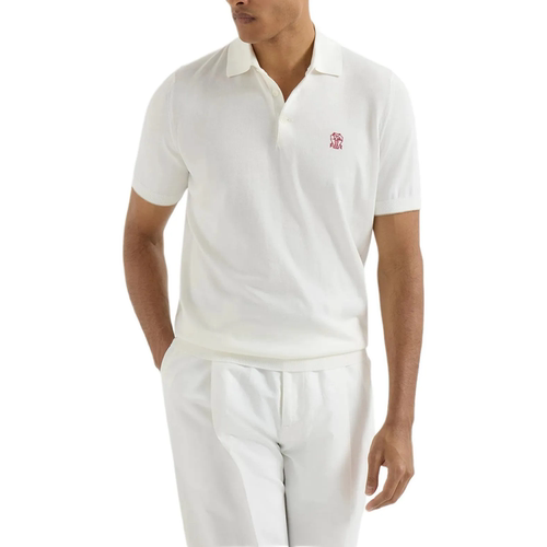 BC BRUNELLO CUCINELLI 26春夏男士徽标薄款棉针织Polo衫 301574