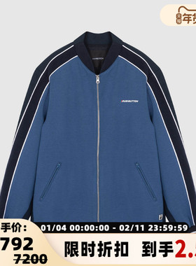 pushBUTTON春夏logo印花女士拉链立领夹克外套银泰百货 301604