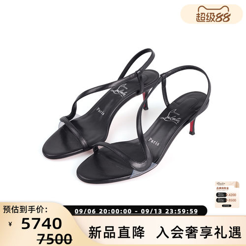 CHRISTIAN LOUBOUTIN 女士气质百搭中跟凉鞋银泰百货 301574