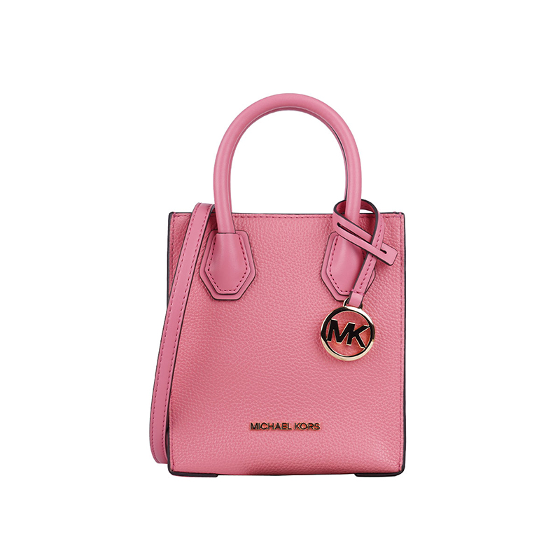 Michael Kors/MK MERCER超小号纯色皮革女士手提斜挎购