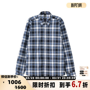 Boss雨果博斯 银泰百货 男士 衬衫 300095 black系列休闲长袖 Hugo