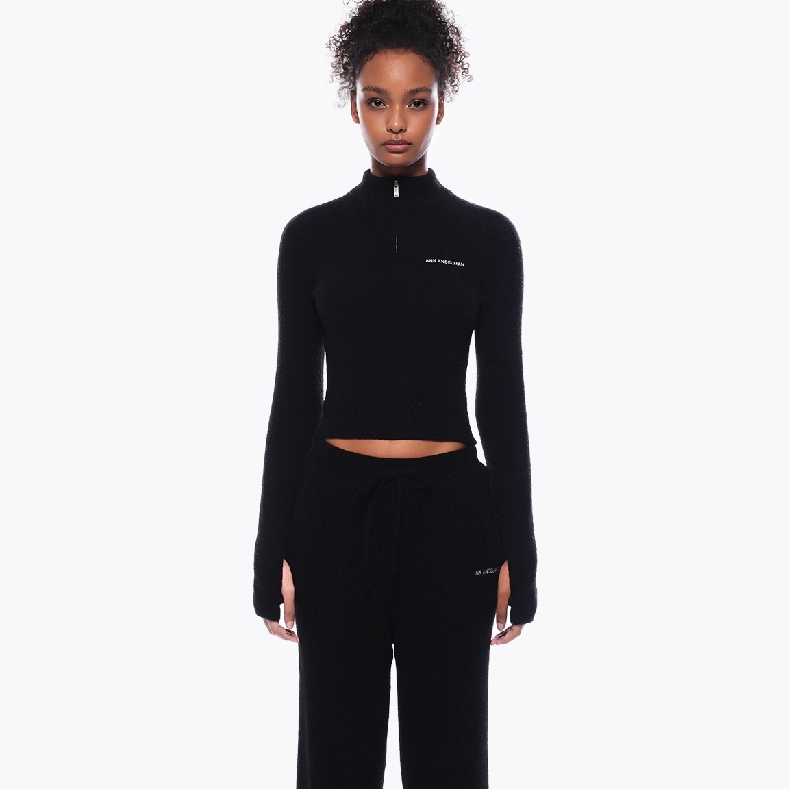 ANN ANDELMAN  秋冬新款女士修身半开拉链上衣银泰百货 301286