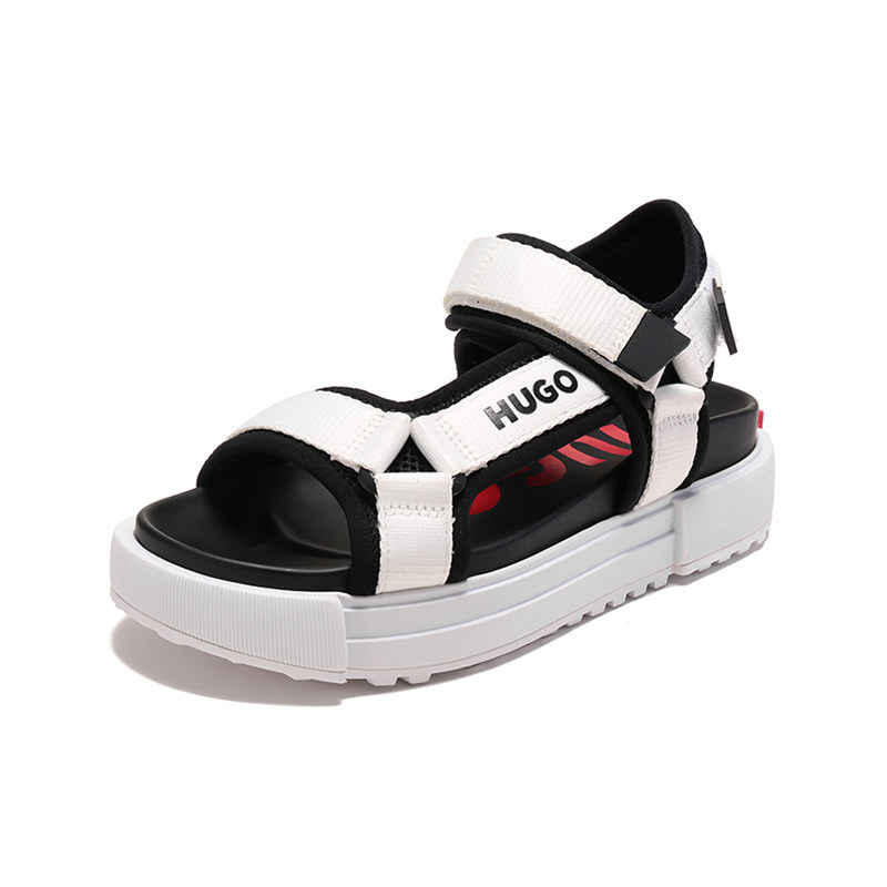 Hugo Boss雨果博斯 男士HUGO系列厚底休闲凉鞋银泰百货 300095,流行男鞋,休闲凉鞋,淘宝优惠券,粉丝福利购,淘宝优惠卷