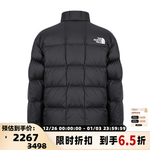 NORTH 方格纹立领羽绒服银泰百货 FACE 秋冬男款 300217 北面 THE