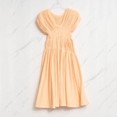 JIL 301596 连衣裙银泰百货精品 SANDER 潮流都市女士褶皱无袖