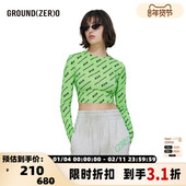 ZER O美少女短款 打底衫 GROUND 银泰百货精品旗舰店 301363