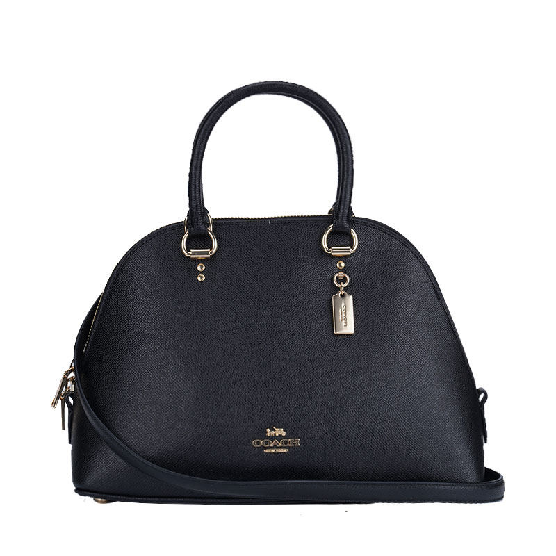 COACH/蔻驰 2020年秋冬大号女士皮质单肩斜挎手提贝壳包301365