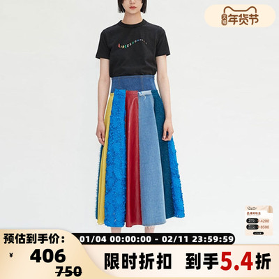 ANDERSSON BELL 女士棉质休闲圆领短袖T恤银泰百货精品 301596