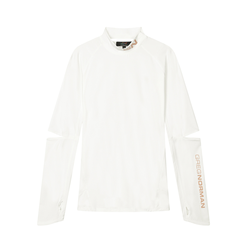 GREGNORMAN透气断袖修身长袖T恤