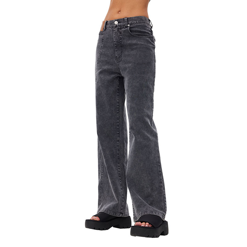 ANNANDELMAN解构黑色牛仔裤