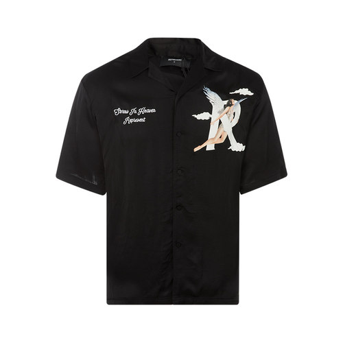 REPRESENT日常休闲宽松短袖衬衫