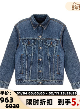 pushBUTTON 日常休闲女士翻领长袖牛仔外套银泰百货301574