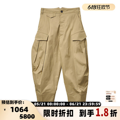 D Squared 中性工装裤意大利款式多口袋休闲长裤银泰百货 301596