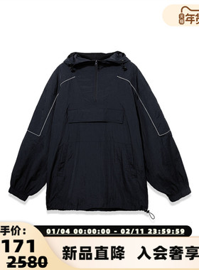 ANDAHALF 秋冬新款女士休闲宽松套头夹克外套银泰百货 301602