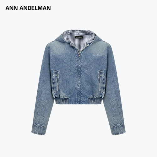 ANN ANDELMAN女士双面穿牛仔夹克外套银泰百货 301286