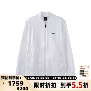 胶囊艺术针织提花拉链卫衣银泰 男士 300095 Boss雨果博斯 Hugo