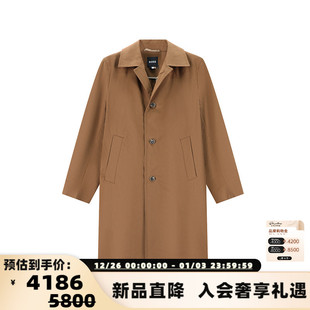 black系列宽松单排扣风衣银泰百货 男士 300095 Boss雨果博斯 Hugo