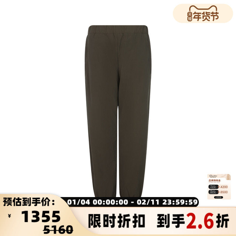 RANRA 春季绿色户外休闲抽绳束脚男士运动裤长裤银泰百货,男装,休闲裤,淘宝优惠券,粉丝福利购,淘宝优惠卷