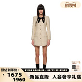 饰粗花呢连衣裙 SHRO 301469 distance 女士蝴蝶结装 ENRO Perfect