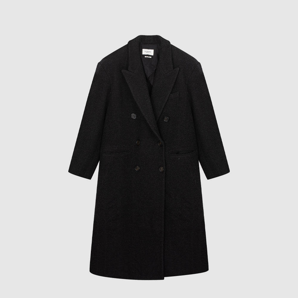 ISABEL MARANT ETOILE 双排扣女士中长款西装大衣银泰百货 301604