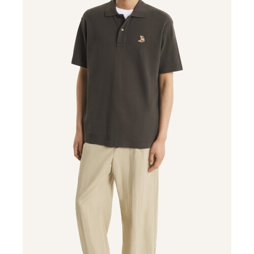 MAISON KITSUNE 26春夏男士商务休闲纯棉短袖POLO衫 银泰百货