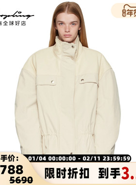 SYSTEM 街头风工装女士夹棉拼接夹克外套银泰百货 301596