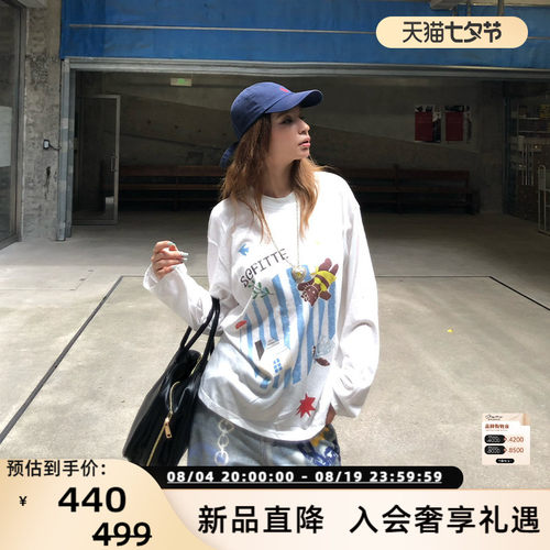 SOFITTE女Kitty印花T恤