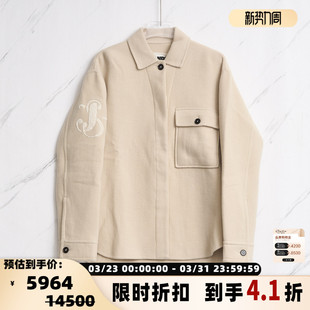 301596 潮流都市女士绒面夹克休闲外套银泰百货精品 JIL SANDER