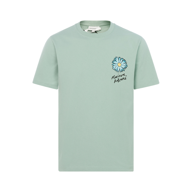 MAISONKITSUNE圆领休闲短袖T恤