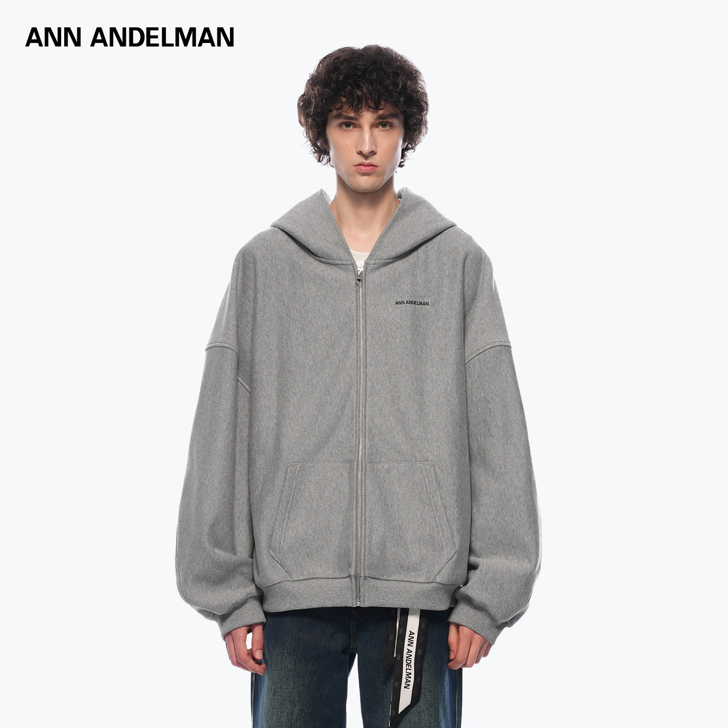 ANN ANDELMAN 25秋冬新款男女同款针织卫衣外套银泰百货 301286